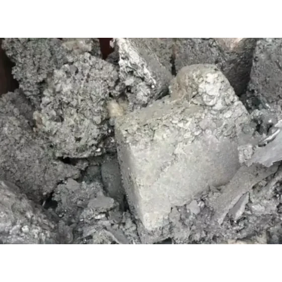 전기 분해 잔류물에서 비철금속 회수 테스트