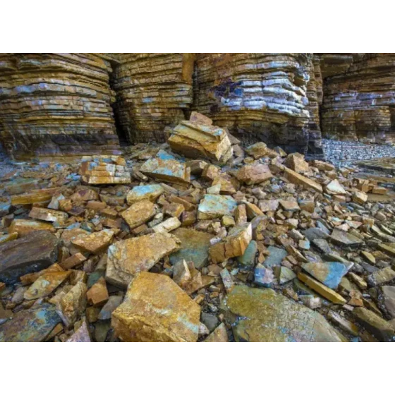 금광석의 광물 처리 테스트