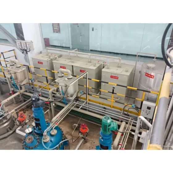 대기압에서의 황산 침출 테스트