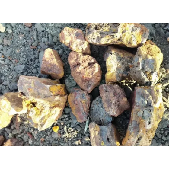 금 함유 리모나이트의 광물 처리 테스트