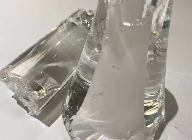 석영 유리 생산을 위한 모래 처리 테스트