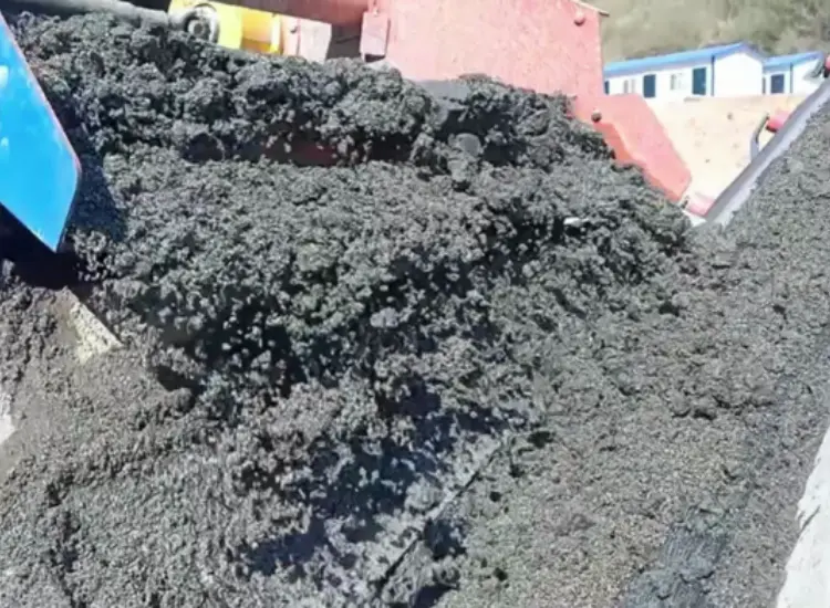 미세 입자 광미의 부양 회수 테스트