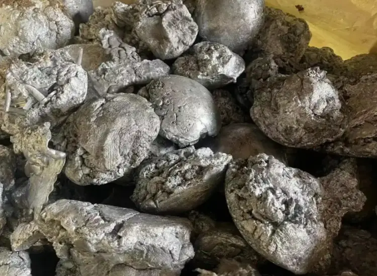 아연 침출 잔류물에서 회수 테스트