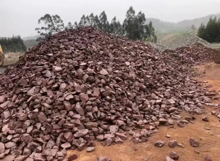 헤마타이트의 선광 테스트