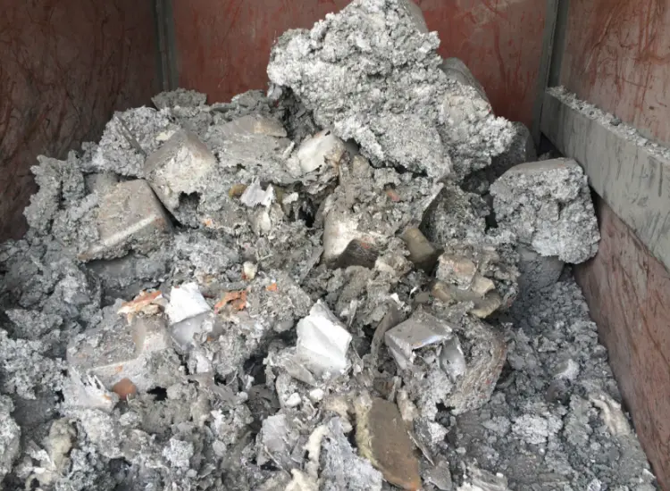 고로 슬래그의 처리 및 회수 테스트